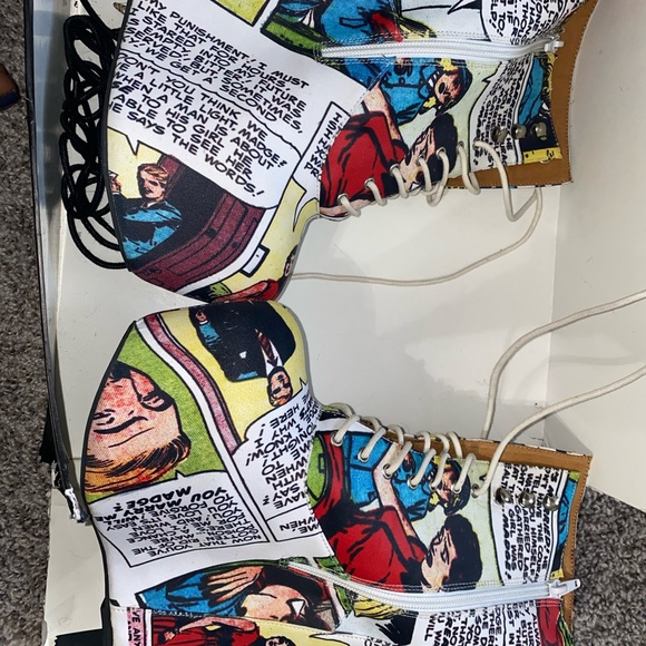 LIMITEDEDITION Jeffery Campbell x Black Milk Sz 11 - Picture 2 of 8